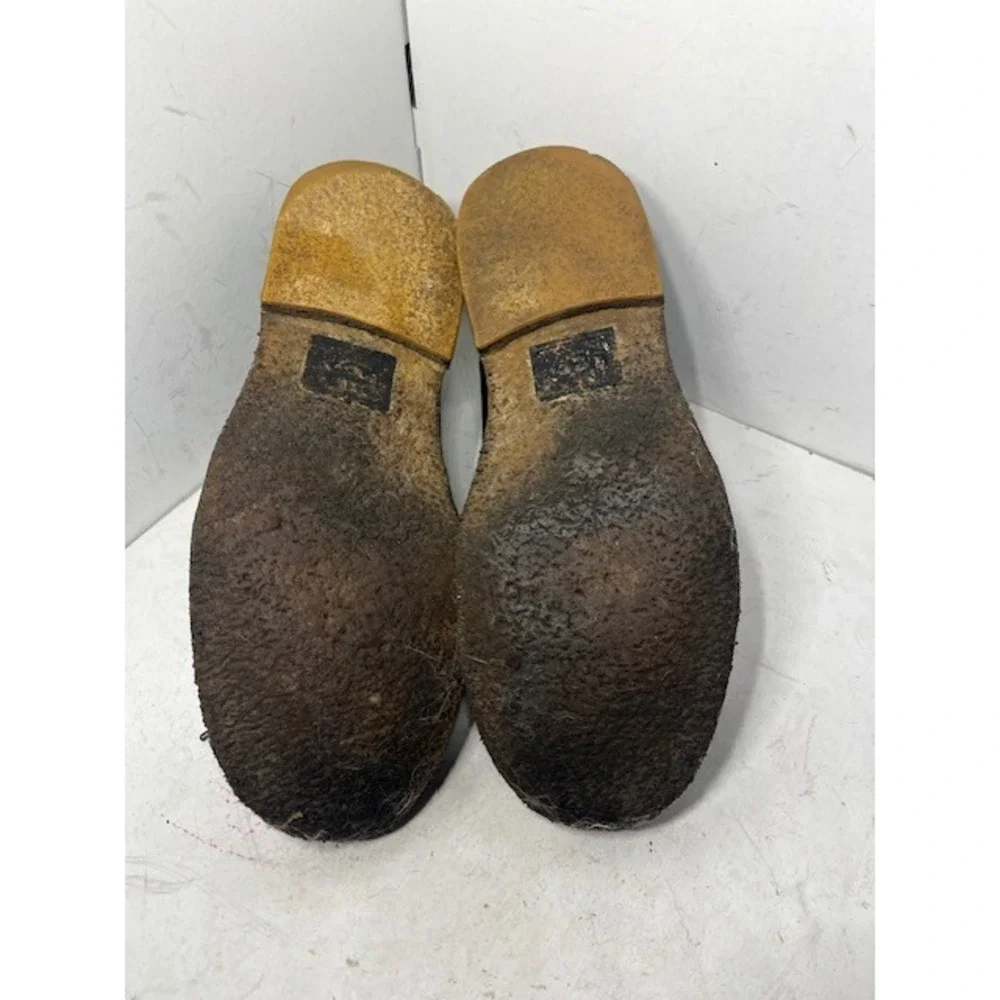 UGG Australia Leighton Black Leather Chukka Desert Boots Mens 11 S/N 3275